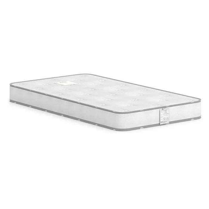 Boori - Natty Cot with Mattress, Universal Changer and Wardrobe Set Barley White